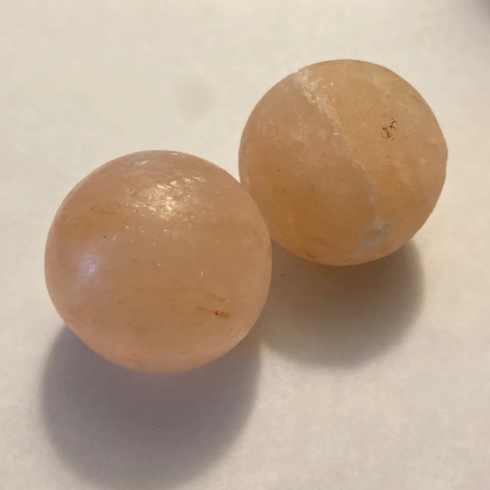 Pair of Himalayan Salt Massage Balls 2”